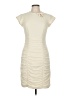 Nanette Lepore 100% Polyester Solid Ivory Cocktail Dress Size 6 - photo 1