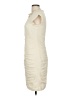Nanette Lepore 100% Polyester Solid Ivory Cocktail Dress Size 6 - photo 5