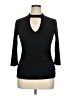 Heart Soul Black 3/4 Sleeve Top Size XL - photo 1