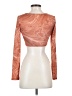 Shein Orange Long Sleeve Top Size 2 - photo 2