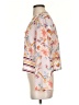 Urban Romantics 100% Polyester Floral Ivory 3/4 Sleeve Blouse Size S - photo 5