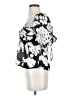 MNG Black Short Sleeve Blouse Size 8 - photo 5