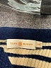 Tory Burch 100% Cashmere Stripes Ivory Cashmere Pullover Sweater Size S - photo 7