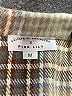 Pink Lily 100% Polyester Plaid Tan Coat Size M - photo 6