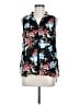 Vince Camuto 100% Polyester Floral Black Sleeveless Blouse Size M - photo 1