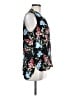 Vince Camuto 100% Polyester Floral Black Sleeveless Blouse Size M - photo 4