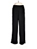 Carolyn Strauss Solid Black Casual Pants Size L - photo 1