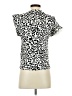 Love Ady Animal Print Ivory Short Sleeve Turtleneck Size S - photo 2