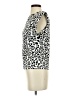 Love Ady Animal Print Ivory Short Sleeve Turtleneck Size S - photo 5