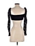 Missguided Black 3/4 Sleeve Top Size 2 - photo 2