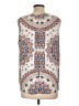 verse 100% Polyester Ivory Sleeveless Blouse Size L - photo 2