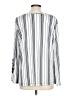 Skye's The Limit Stripes Ivory Long Sleeve Blouse Size L - photo 2