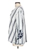 Skye's The Limit Stripes Ivory Long Sleeve Blouse Size L - photo 5