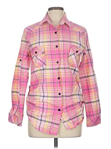 Matchstick Long Sleeve Button-Down Shirt (view 1)
