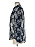Kut from the Kloth 100% Polyester Blue Long Sleeve Blouse Size S - photo 5