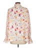 Unbranded Floral Pink Long Sleeve Blouse Size L - photo 2
