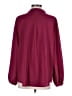 Annabelle 100% Polyester Burgundy Pink Long Sleeve Blouse Size L - photo 2