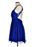 B. Smart 100% Polyester Blue Cocktail Dress Size 13 - 14 - photo 5