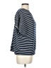Unbranded Stripes Blue Short Sleeve Turtleneck Size L - photo 4