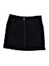 Assorted Brands 100% Polyester Solid Black Casual Skirt Size 8 - photo 1