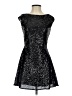 TOBI 100% Polyamide Stars Black Cocktail Dress Size S - photo 1
