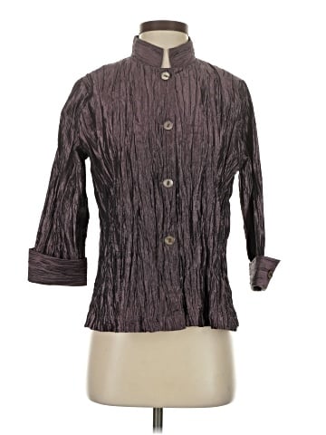 Kathleen Sommers 3/4 Sleeve Button-Down Shirt (view 1)