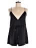 Superdown 100% Polyester Solid Black Romper Size M - photo 1
