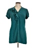 Tabitha 100% Silk Teal Casual Dress Size 10 - photo 1