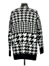 Aqua Houndstooth Black Cardigan Size M - photo 2