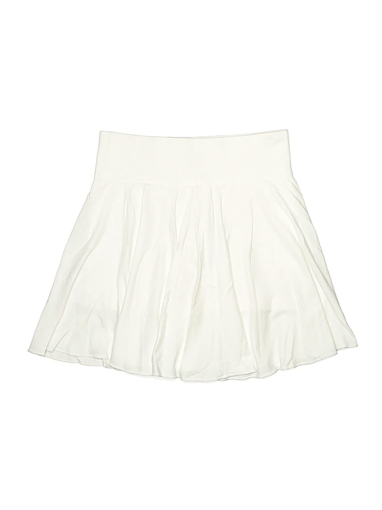 Pre-owned Oqq Formal Skirt In White