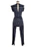 Monteau Stripes Blue Jumpsuit Size M - photo 2