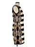 MAXSPORT Graphic Brown Cocktail Dress Size M - photo 4