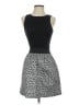 Aqua Animal Print Gray Black Cocktail Dress Size S (estimated) - photo 1