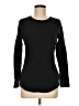 Hanes Black Long Sleeve Top Size M - photo 1