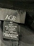 AGB Solid Black Formal Skirt Size 10 - photo 4