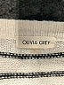 Olivia Grey Stripes White Pullover Sweater Size XL - photo 4