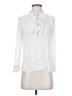 Paige 100% Rayon Ivory Long Sleeve Blouse Size XS - photo 1