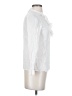 Paige 100% Rayon Ivory Long Sleeve Blouse Size XS - photo 4