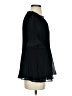 Ann Taylor 100% Polyester Black Short Sleeve Blouse Size S - photo 4