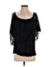 K. Jordan 100% Nylon Black 3/4 Sleeve Blouse Size 1X - photo 1