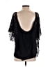 K. Jordan 100% Nylon Black 3/4 Sleeve Blouse Size 1X - photo 2