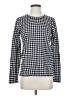 J.Crew Factory Store 100% Cotton Houndstooth Silver Pullover Sweater Size M - photo 1