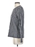 J.Crew Factory Store 100% Cotton Houndstooth Silver Pullover Sweater Size M - photo 5