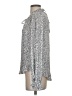 Maison d' Amelie Animal Print Silver Long Sleeve Blouse Size XS - photo 5