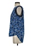 Chaus Blue Sleeveless Blouse Size S - photo 5