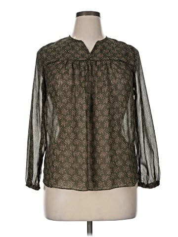 Oui Long Sleeve Blouse (view 1)