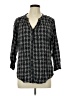 Tylho 100% Rayon Black 3/4 Sleeve Blouse Size L - photo 1