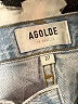 AGOLDE 100% Cotton Hearts Blue Jeans Size 27 waist - photo 6