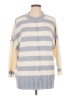 Lalavon 100% Polyester Stripes Blue Pullover Sweater Size L - photo 1