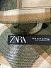 Zara Plaid Green Coat Size M - photo 6